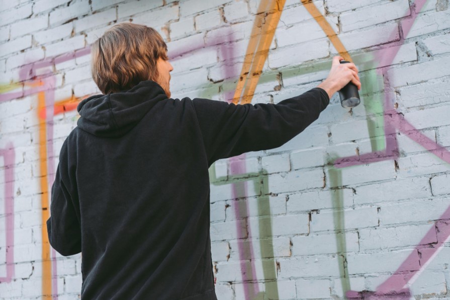 vandalism at construction site