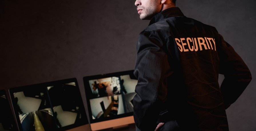 security guard and monitors