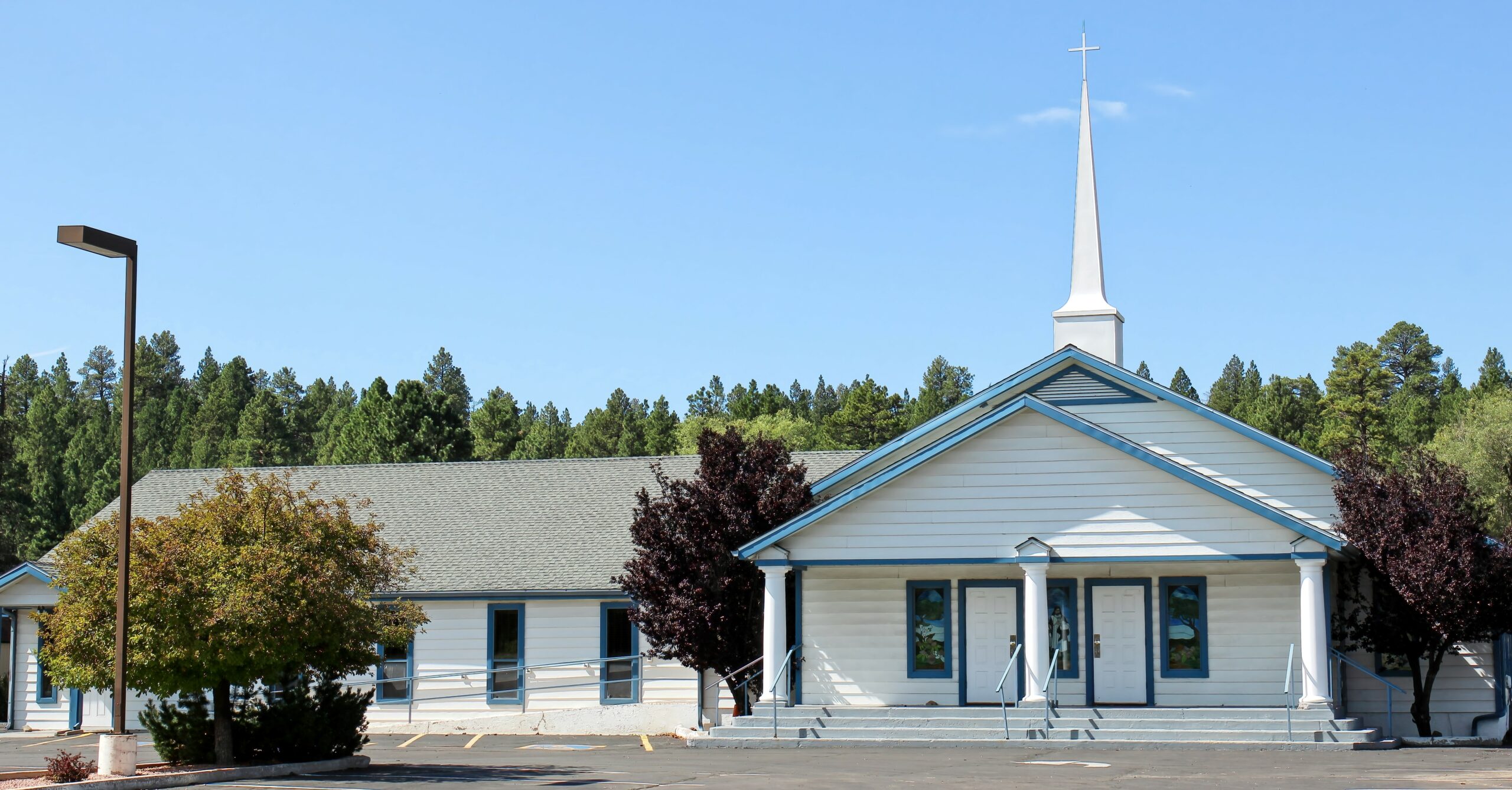 outside of a church building