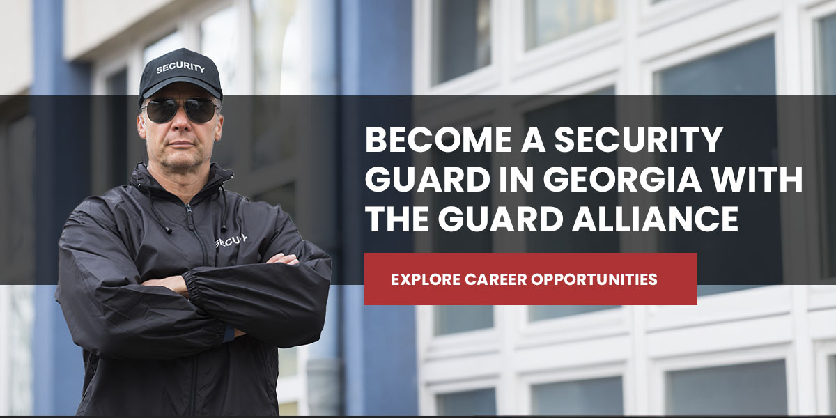 explore security guard career opportunities in Georgia graphic