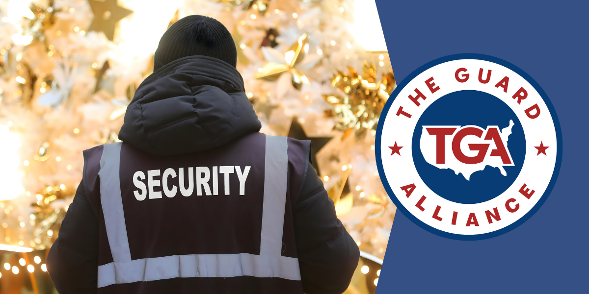 Holiday guard with logo